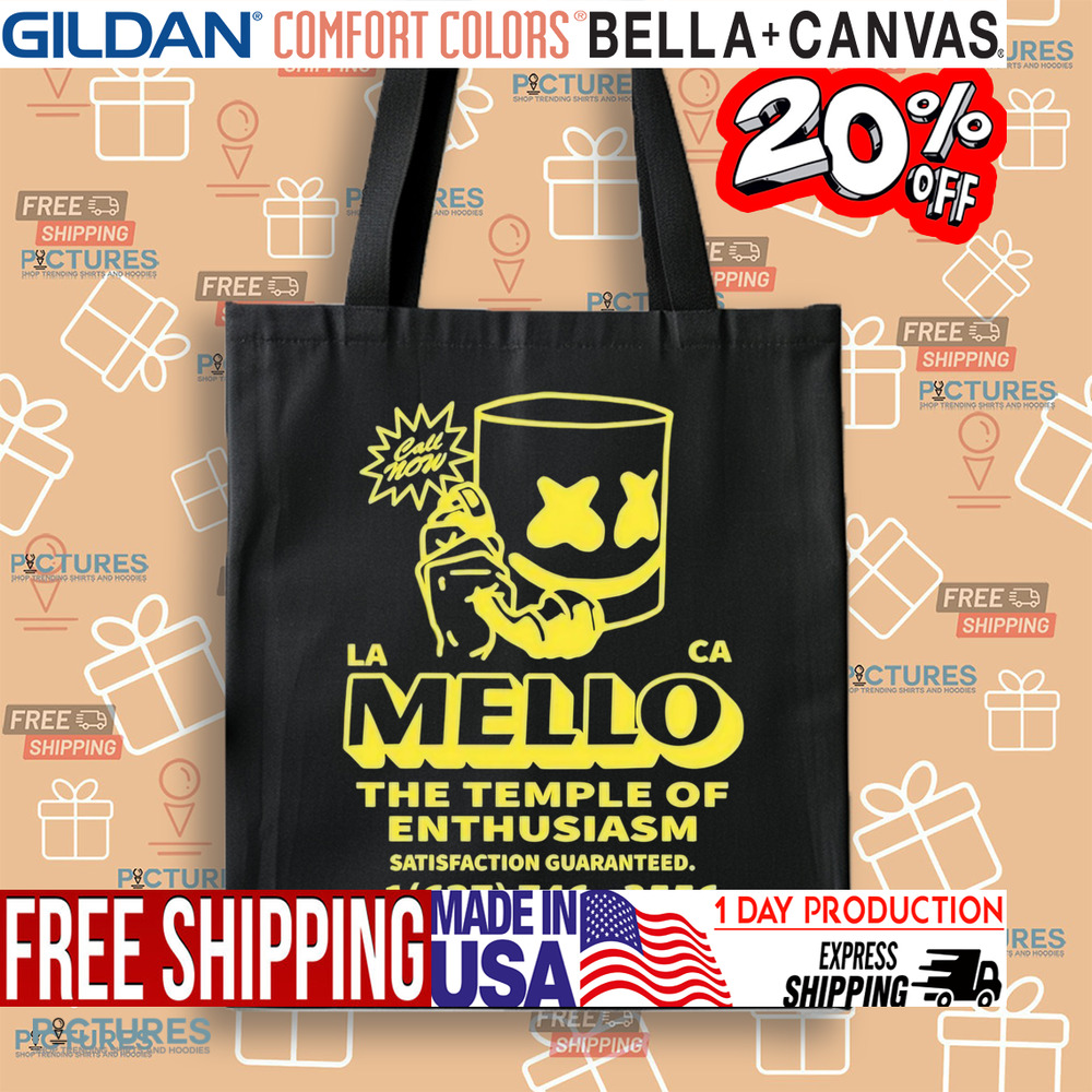 Marshmello Call Now The Temple Of Enthusiasm Satisfaction Guaranteed Los Angeles CA Shirt