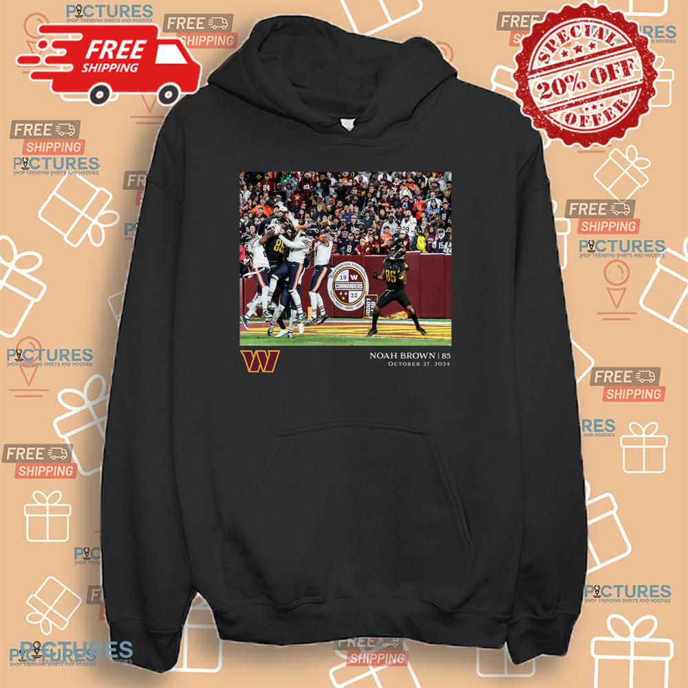 Men's Noah Brown Black Washington Commanders NFL Flash Features Week 8 Shirt Men's Noah Brown Black Washington Commanders NFL Flash Features Week 8 Shirt