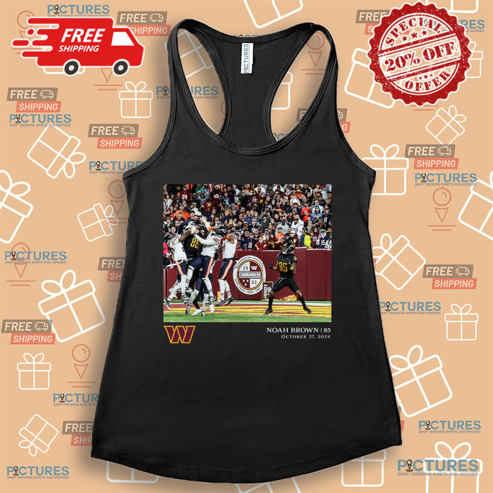 Men's Noah Brown Black Washington Commanders NFL Flash Features Week 8 Shirt Men's Noah Brown Black Washington Commanders NFL Flash Features Week 8 Shirt