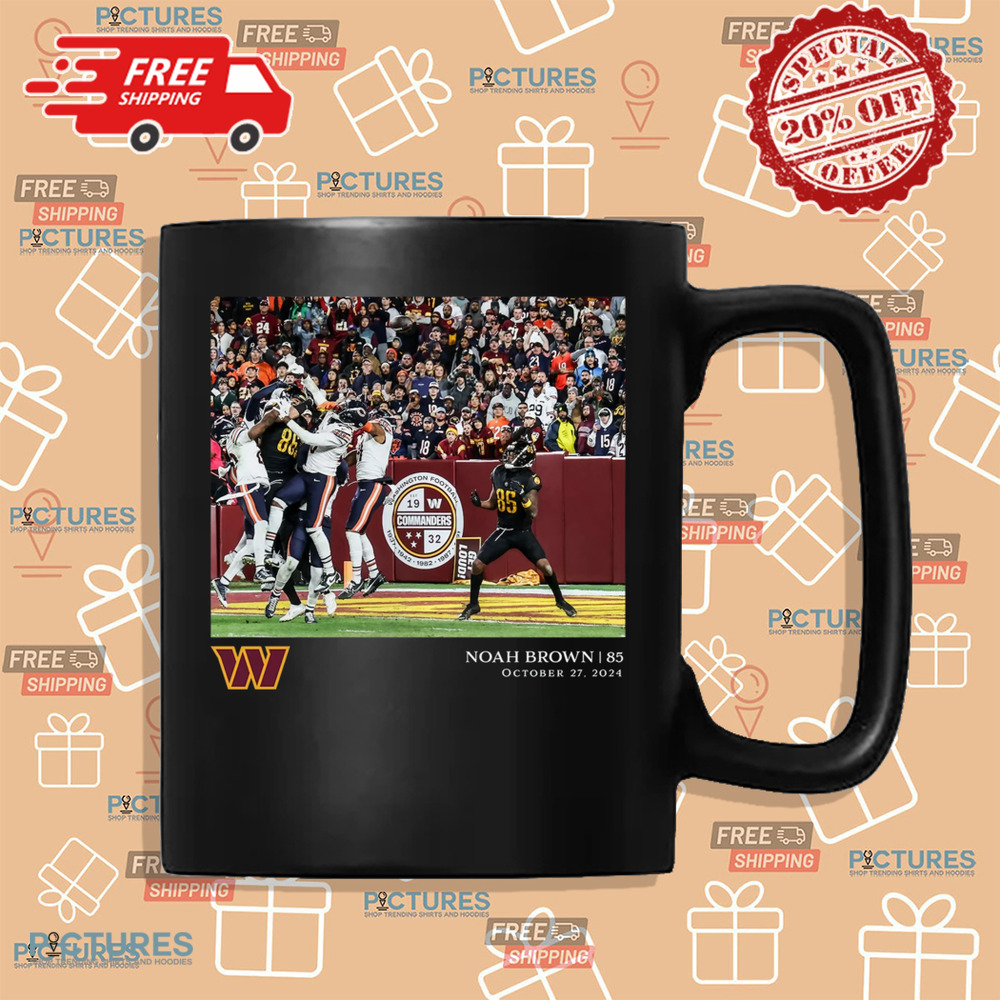 Men's Noah Brown Black Washington Commanders NFL Flash Features Week 8 Shirt Men's Noah Brown Black Washington Commanders NFL Flash Features Week 8 Shirt