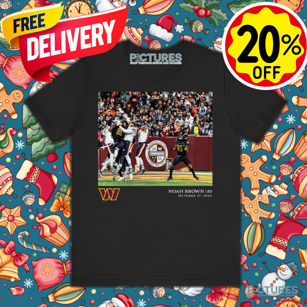 Men's Noah Brown Black Washington Commanders NFL Flash Features Week 8 Shirt Men's Noah Brown Black Washington Commanders NFL Flash Features Week 8 Shirt