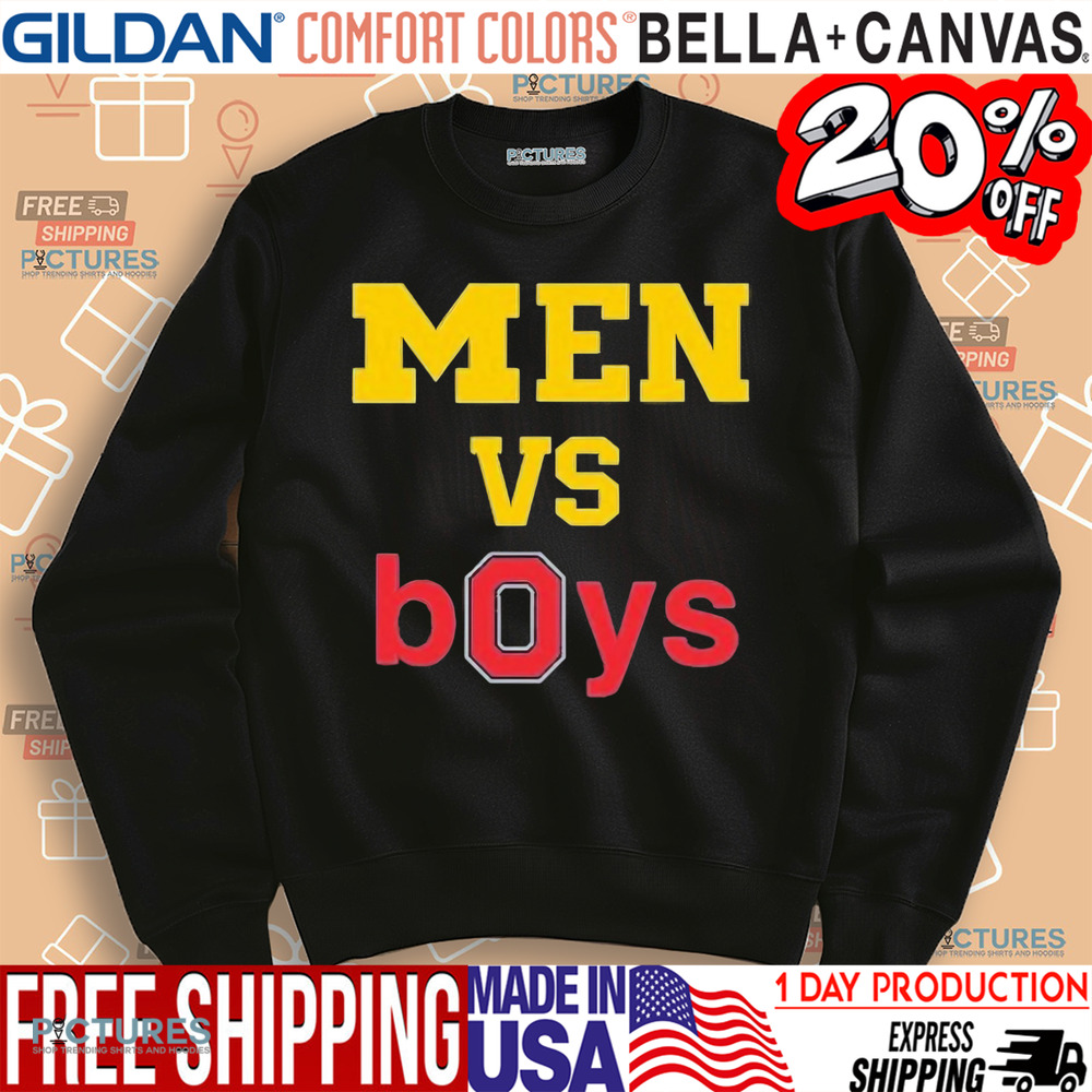 Michigan Wolverines Ohio State Buckeyes Men Vs Boys Shirt
