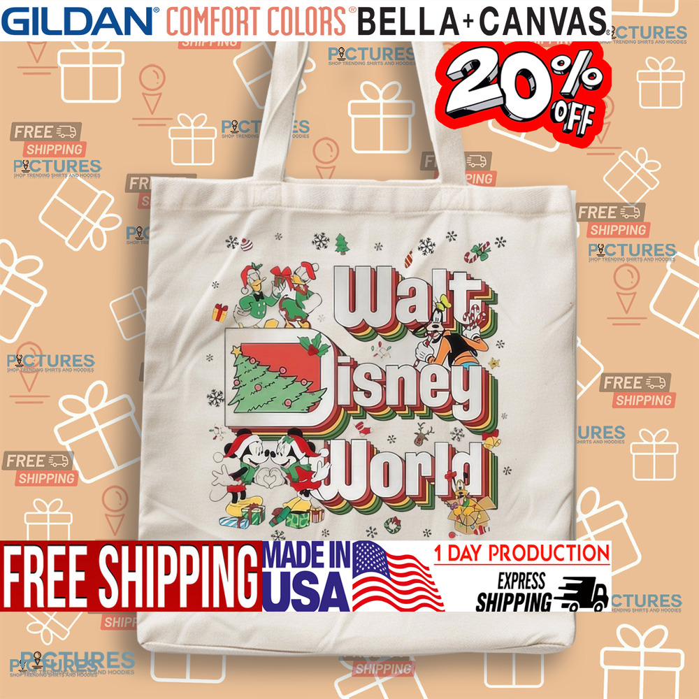 Mickey And Friends Walt Disney World Christmas Comfort Colors Shirt