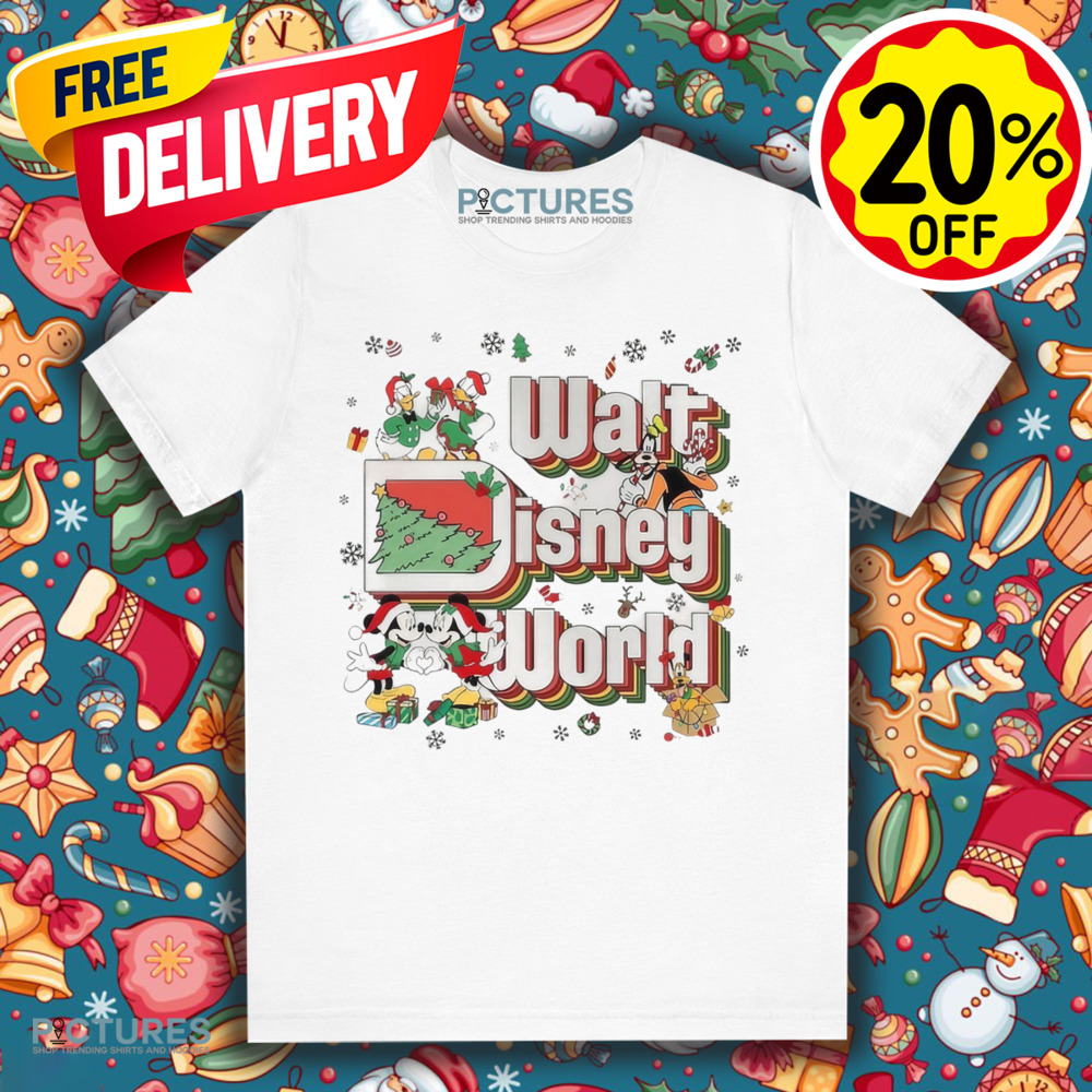 Mickey And Friends Walt Disney World Christmas Comfort Colors Shirt