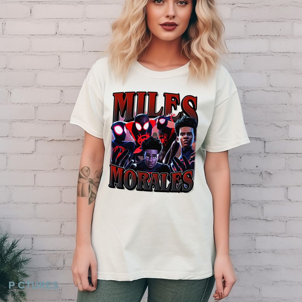 Miles Morales Spiderman Vintage Bootleg Shirt