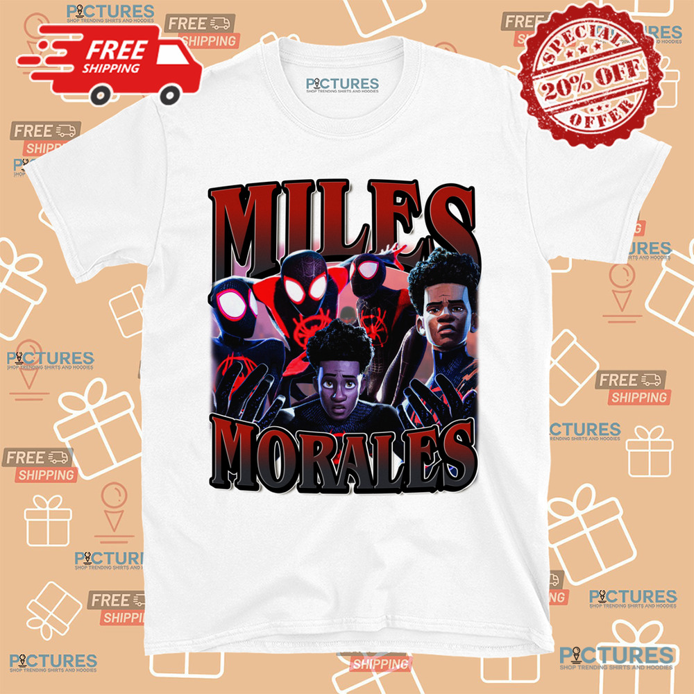Miles Morales Spiderman Vintage Bootleg Shirt