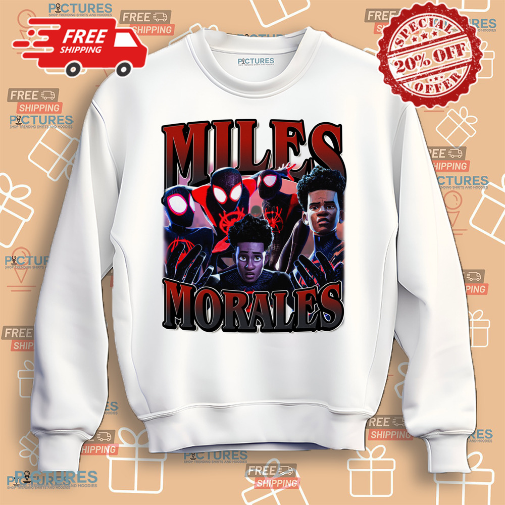 Miles Morales Spiderman Vintage Bootleg Shirt