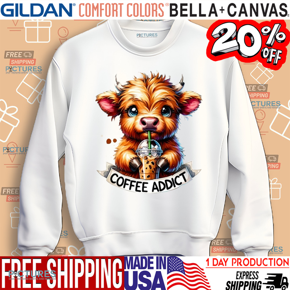 Moo-ving Coffee Addict Shirt