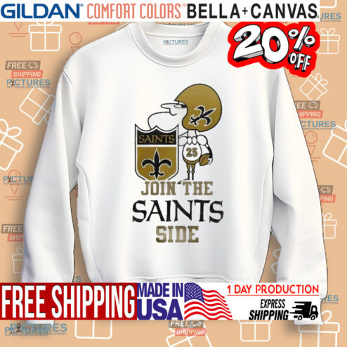 New Orleans Saints Join The Saints Side 2024 Shirt