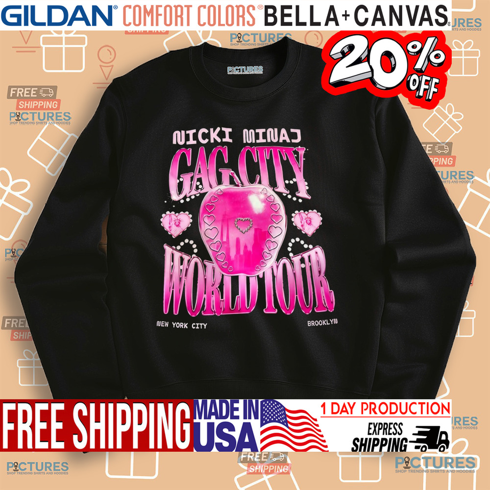 Nicki Minaj GaG City World Tour 2024 Shirt