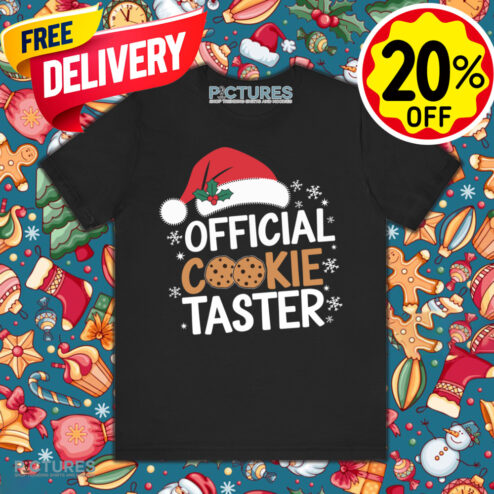Official Cookie Tester Santa Christmas Shirt