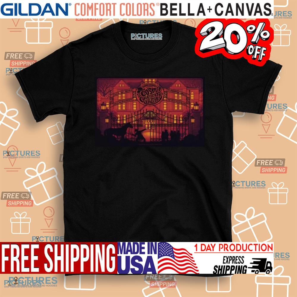 Official Daniel Donato's The Gosmic Chocolate Factory Oct 31 2024 Poster Milwaukee Wisconsin Shirt