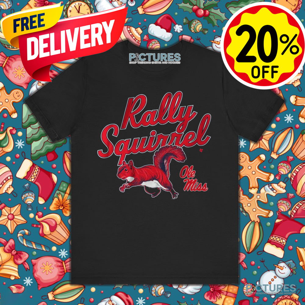 Ole Miss Rebels Football Rally Squirrel Shirt