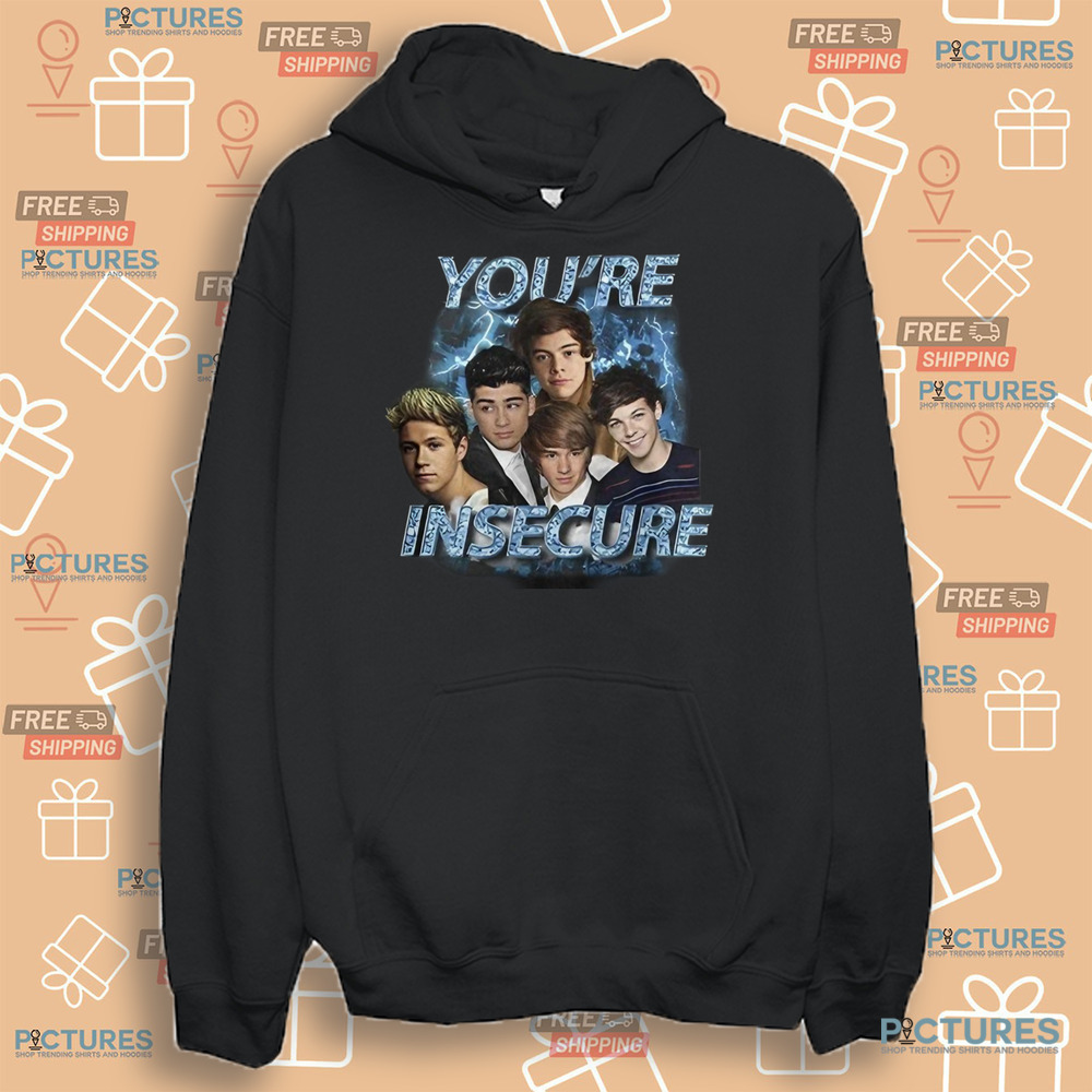 One Direction You're Insecure Vintage Bootleg Shirt One Direction You're Insecure Vintage Bootleg Shirt