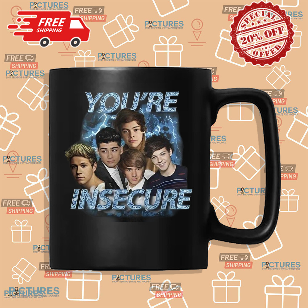 One Direction You're Insecure Vintage Bootleg Shirt One Direction You're Insecure Vintage Bootleg Shirt