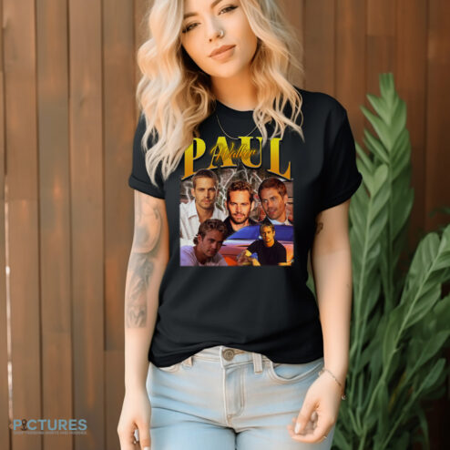 Paul Walker Merch Vintage Bootleg Shirt