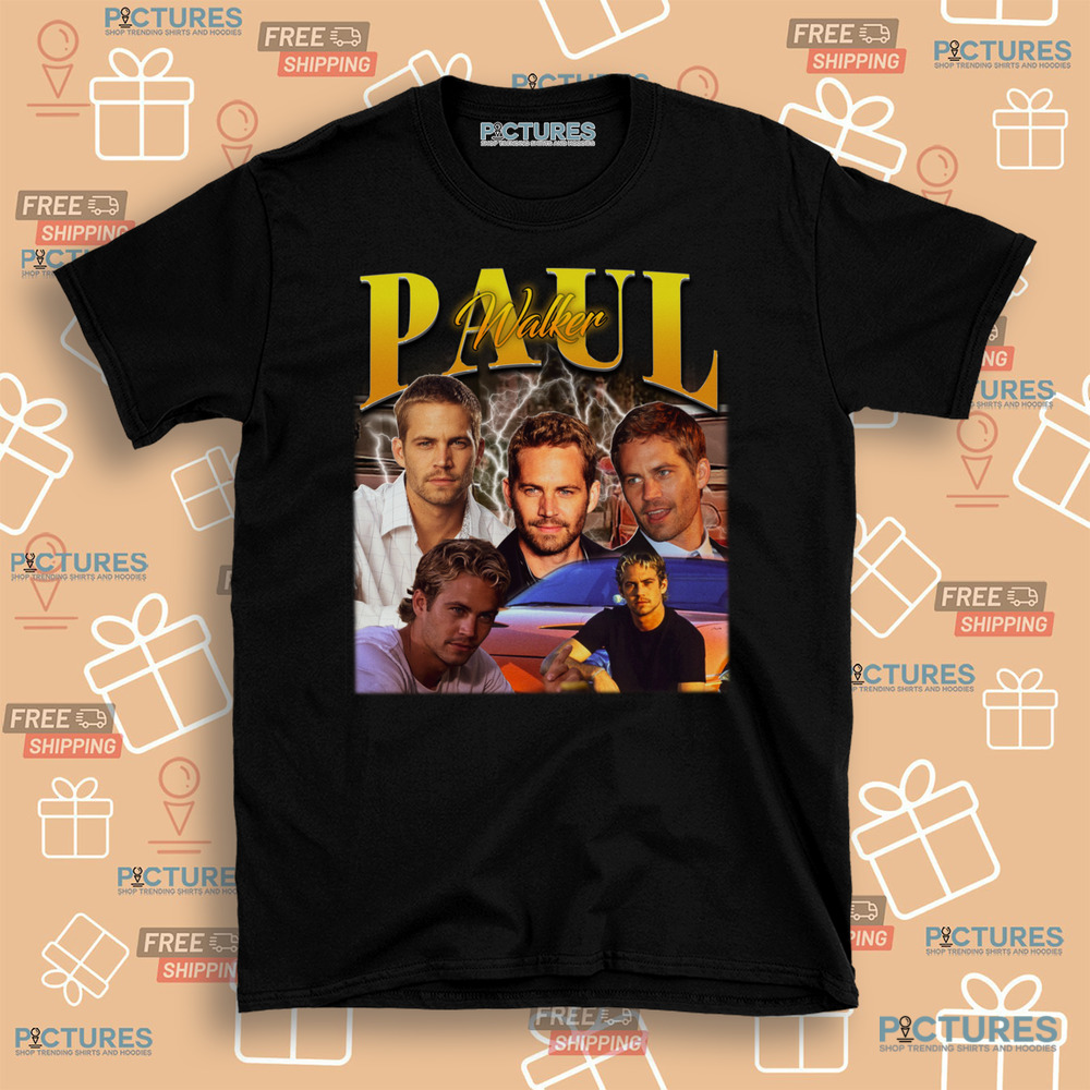 Paul Walker Merch Vintage Bootleg Shirt