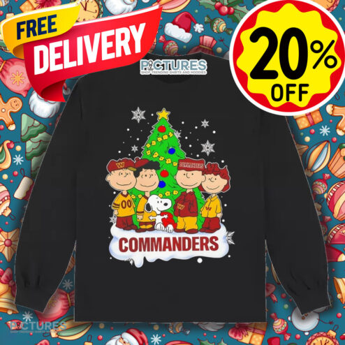 Peanuts Snoopy And Friends Commanders Christmas Tree Shirt
