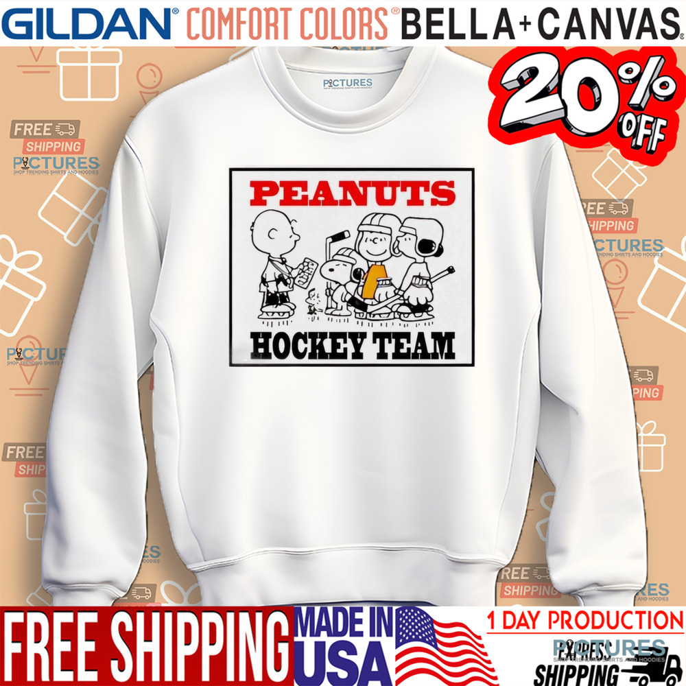 Peanuts Snoopy hockey team shirt