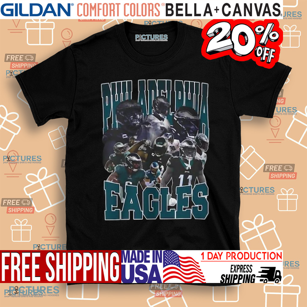 Philadelphia Eagles Football Vintage Bootleg Shirt