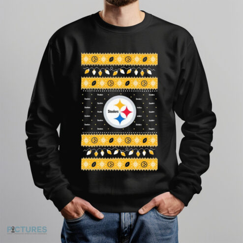 Pittsburgh Steelers NFL Holiday Lights Ugly Christmas Shirt