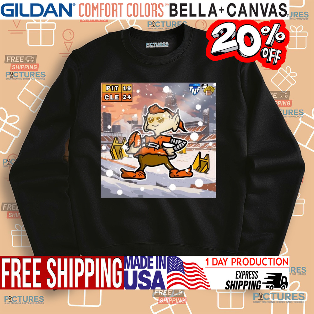 Pittsburgh Steelers Vs Cleveland Browns 19 24 TNF Victory Doodle Poster Shirt
