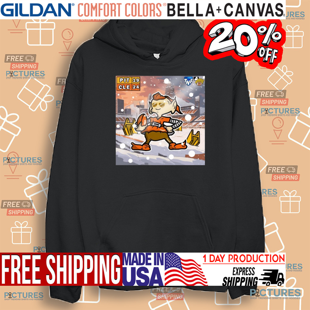 Pittsburgh Steelers Vs Cleveland Browns 19 24 TNF Victory Doodle Poster Shirt