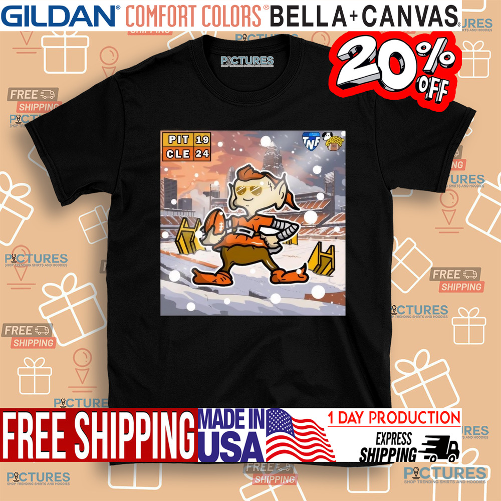 Pittsburgh Steelers Vs Cleveland Browns 19 24 TNF Victory Doodle Poster Shirt