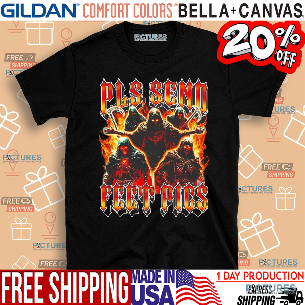 Pls send feet pics death reaper flames vintage shirt