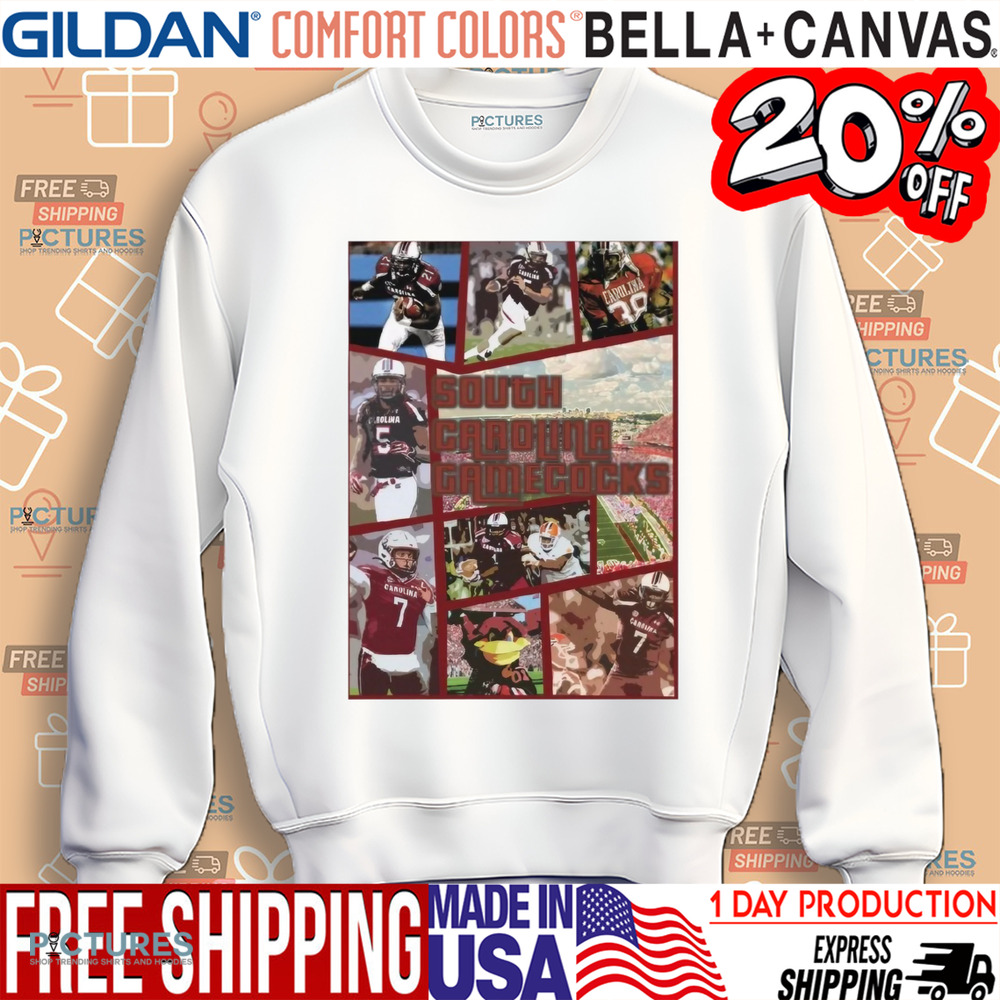 Poster South Carolina Gamecocks Football Grand theft auto themed 2024 Shirt