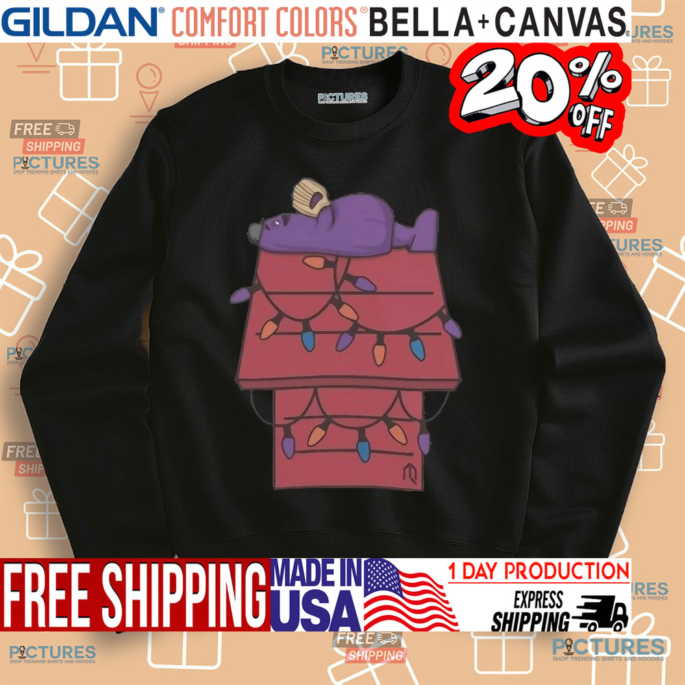 Purple Mascot Christmas House Shirt