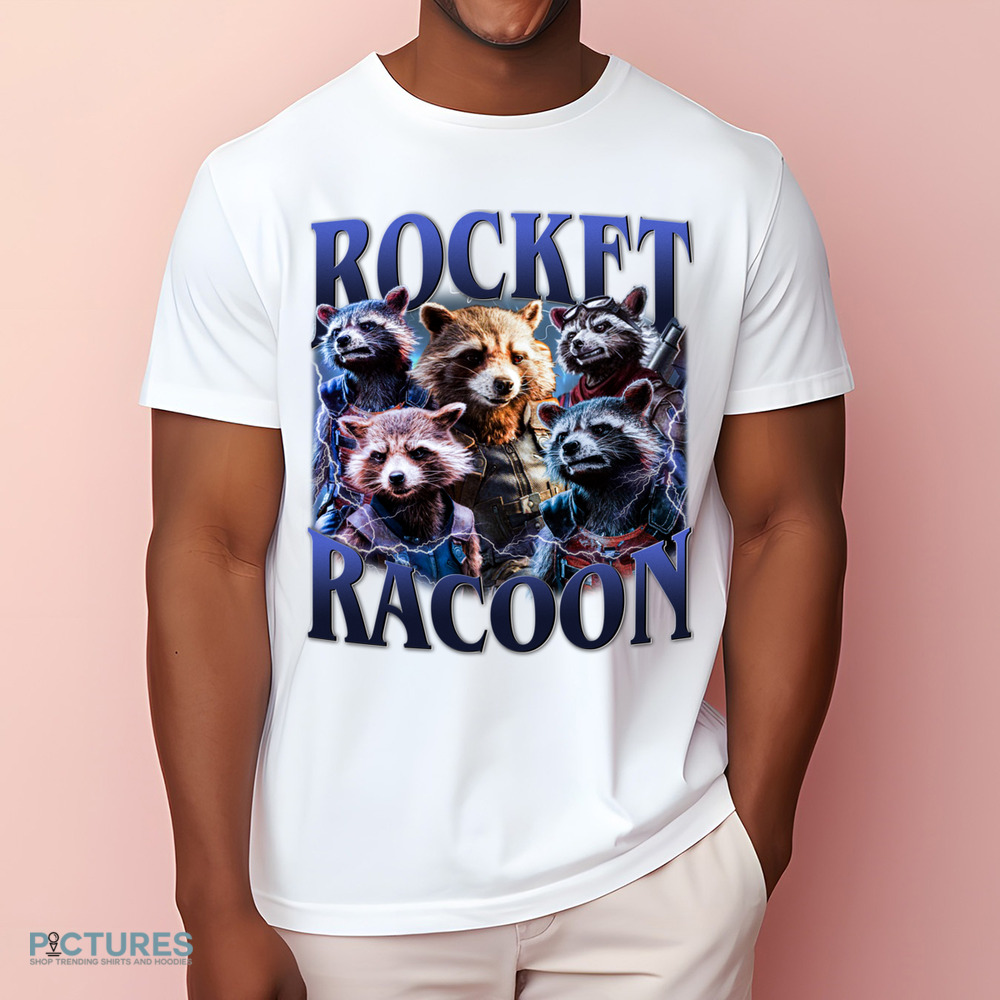 Rocket Racoon Guardians of the Galaxy Vintage Bootleg Shirt