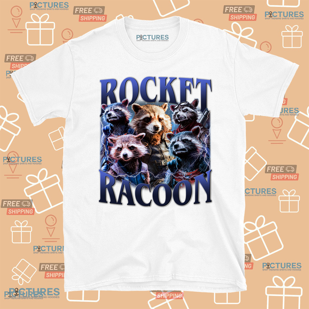 Rocket Racoon Guardians of the Galaxy Vintage Bootleg Shirt