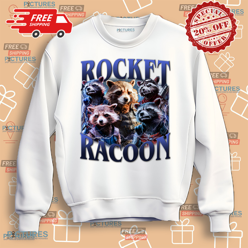 Rocket Racoon Guardians of the Galaxy Vintage Bootleg Shirt
