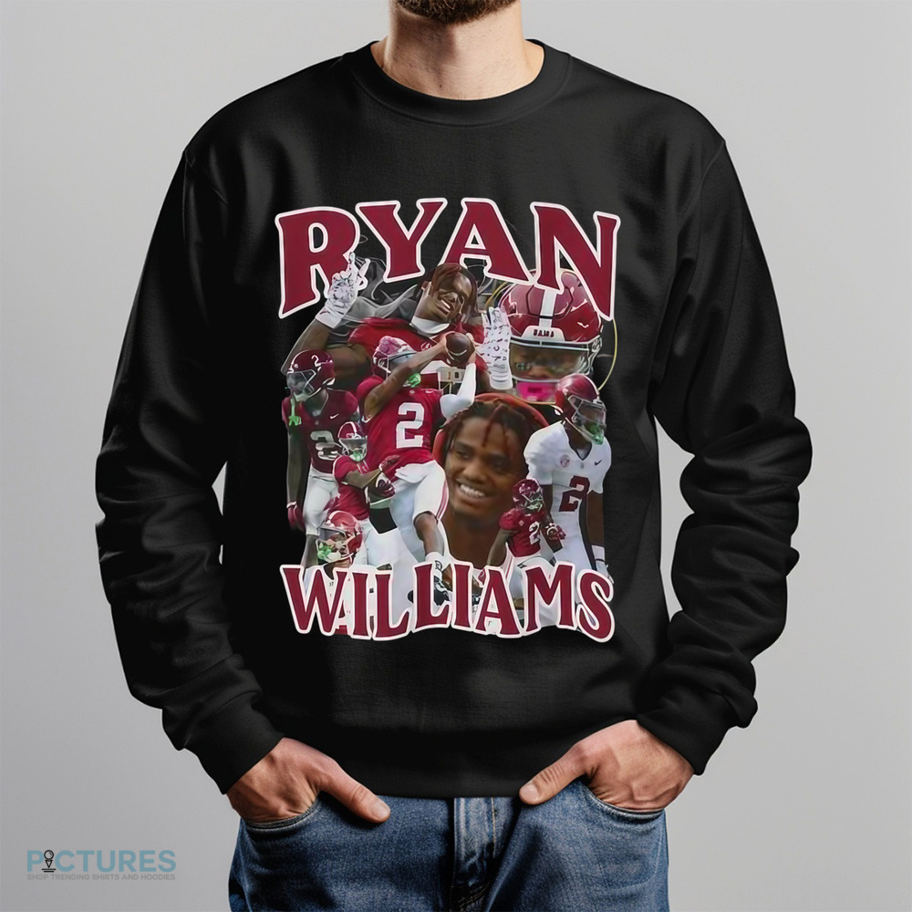 Ryan Williams Alabama Crimson Tide football vintage bootleg shirt