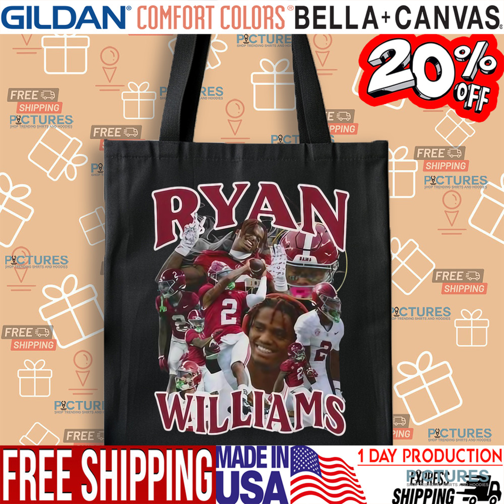 Ryan Williams Alabama Crimson Tide football vintage bootleg shirt
