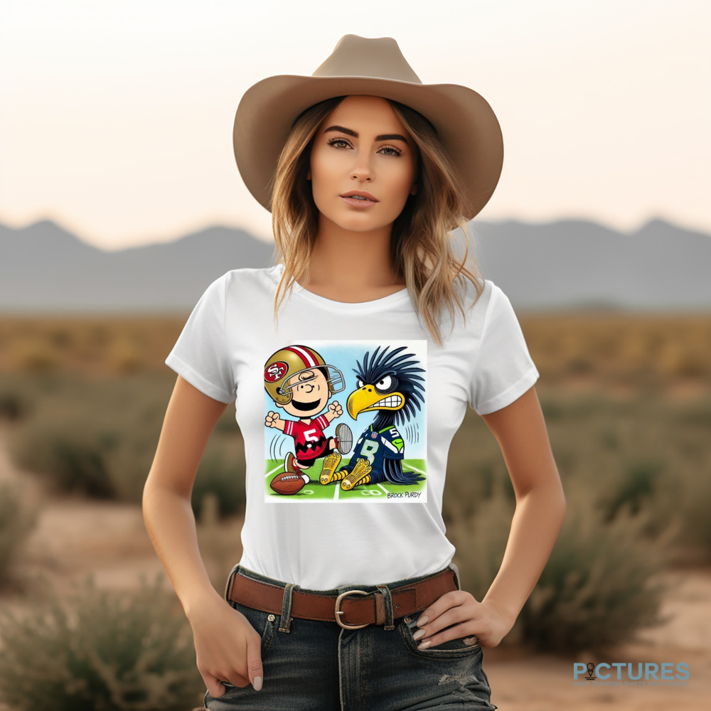 San Francisco 49ers Vs Seattle Seahawks Week 11 Doodle Let’s go Niner Gang Poster Shirt
