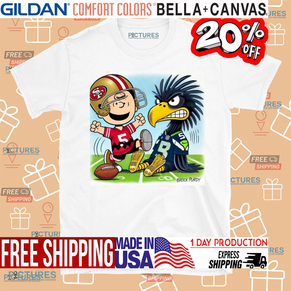 San Francisco 49ers Vs Seattle Seahawks Week 11 Doodle Let’s go Niner Gang Poster Shirt