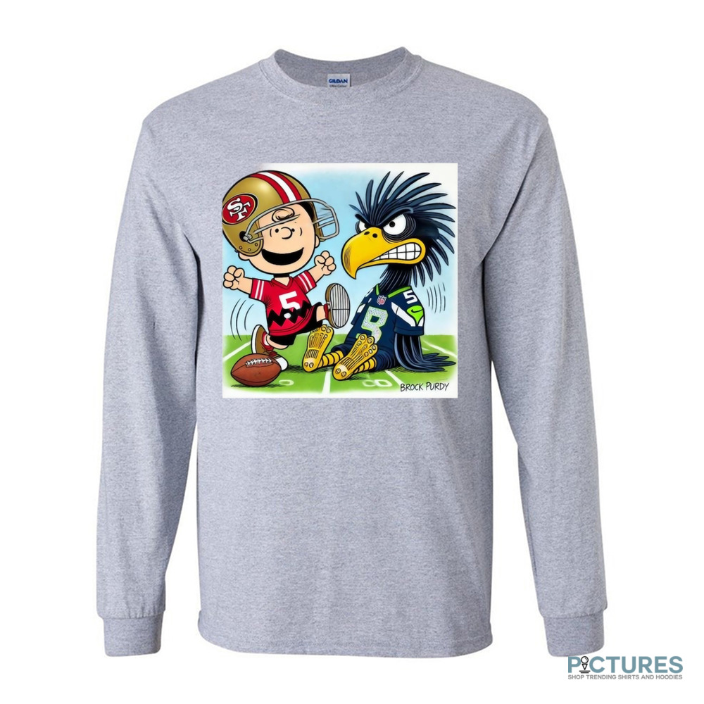 San Francisco 49ers Vs Seattle Seahawks Week 11 Doodle Let’s go Niner Gang Poster Shirt