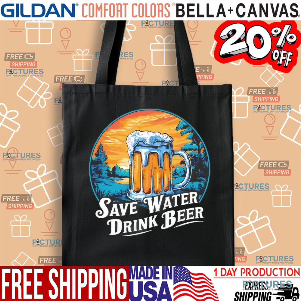 Save water drink beer vintage shirt