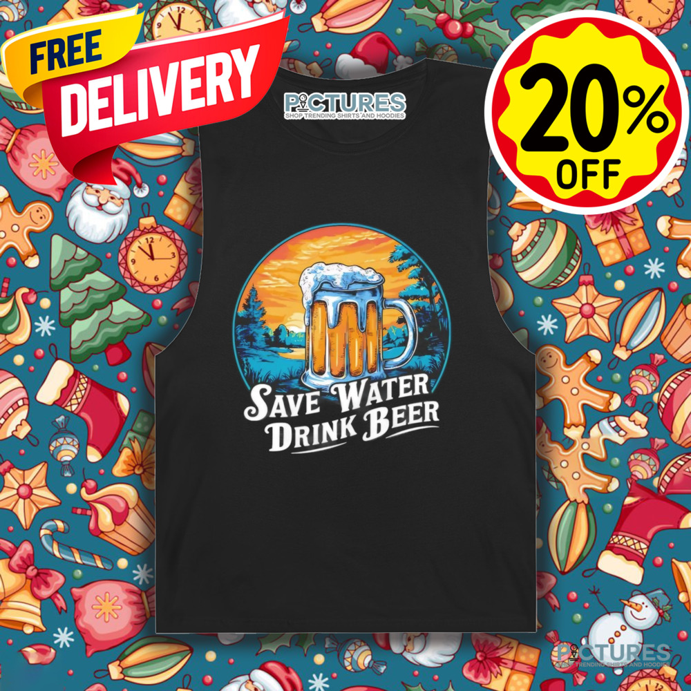 Save water drink beer vintage shirt