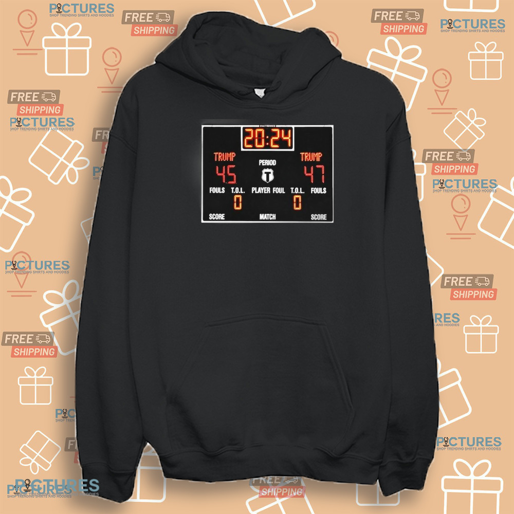 Scoreboard Donald Trump 45 47 Period Player Foul Match Shirt Scoreboard Donald Trump 45 47 Period Player Foul Match Shirt