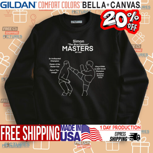 Simon the blue demon masters est. 2020 shirt