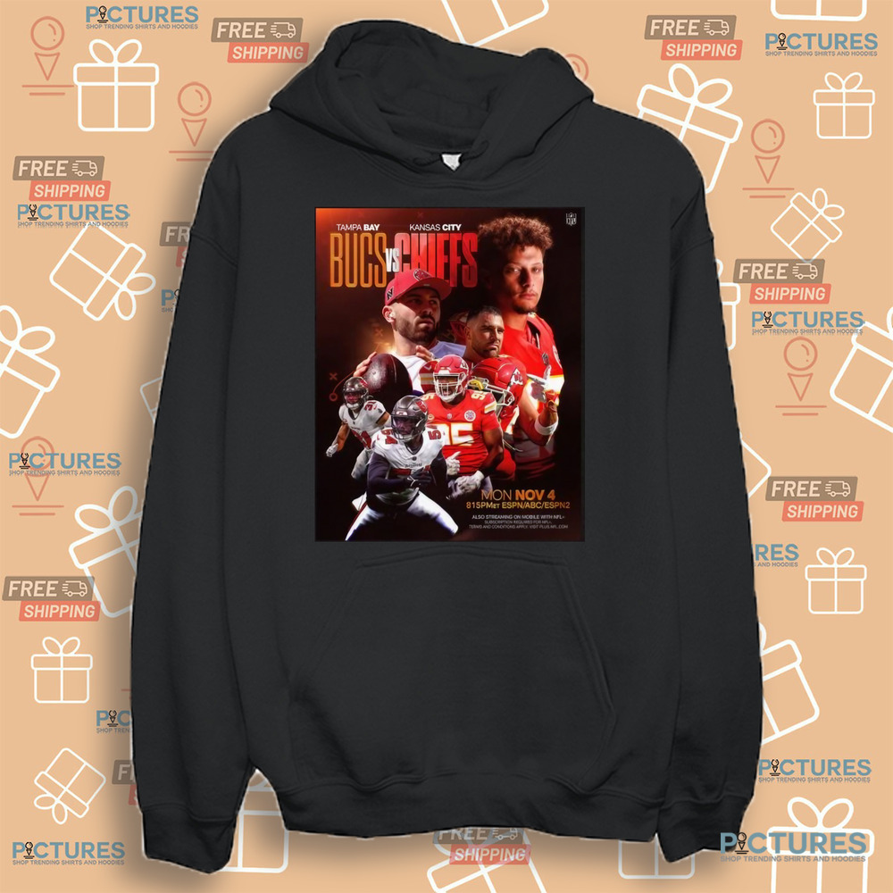 Tampa Bay Buccaneers vs Kansas City Chiefs 2024 Week 9 Matchup Shirt Tampa Bay Buccaneers vs Kansas City Chiefs 2024 Week 9 Matchup Shirt