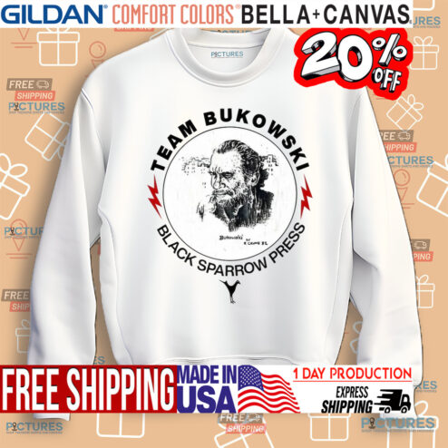 Team Bukowski Black Sparrow Press Shirt