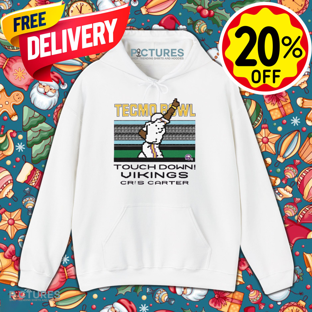 Tecmo Bowl Touch Down Minnesota Vikings Cris Carter Shirt