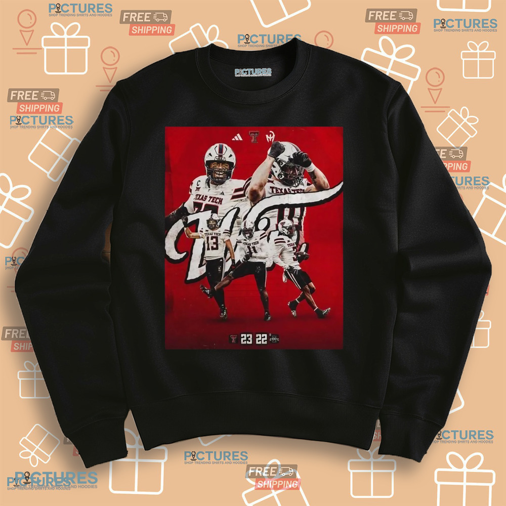 Texas Tech Red Raiders 23-22 Win Iowa State Football 2024 Game Final Score shirt Texas Tech Red Raiders 23-22 Win Iowa State Football 2024 Game Final Score shirt