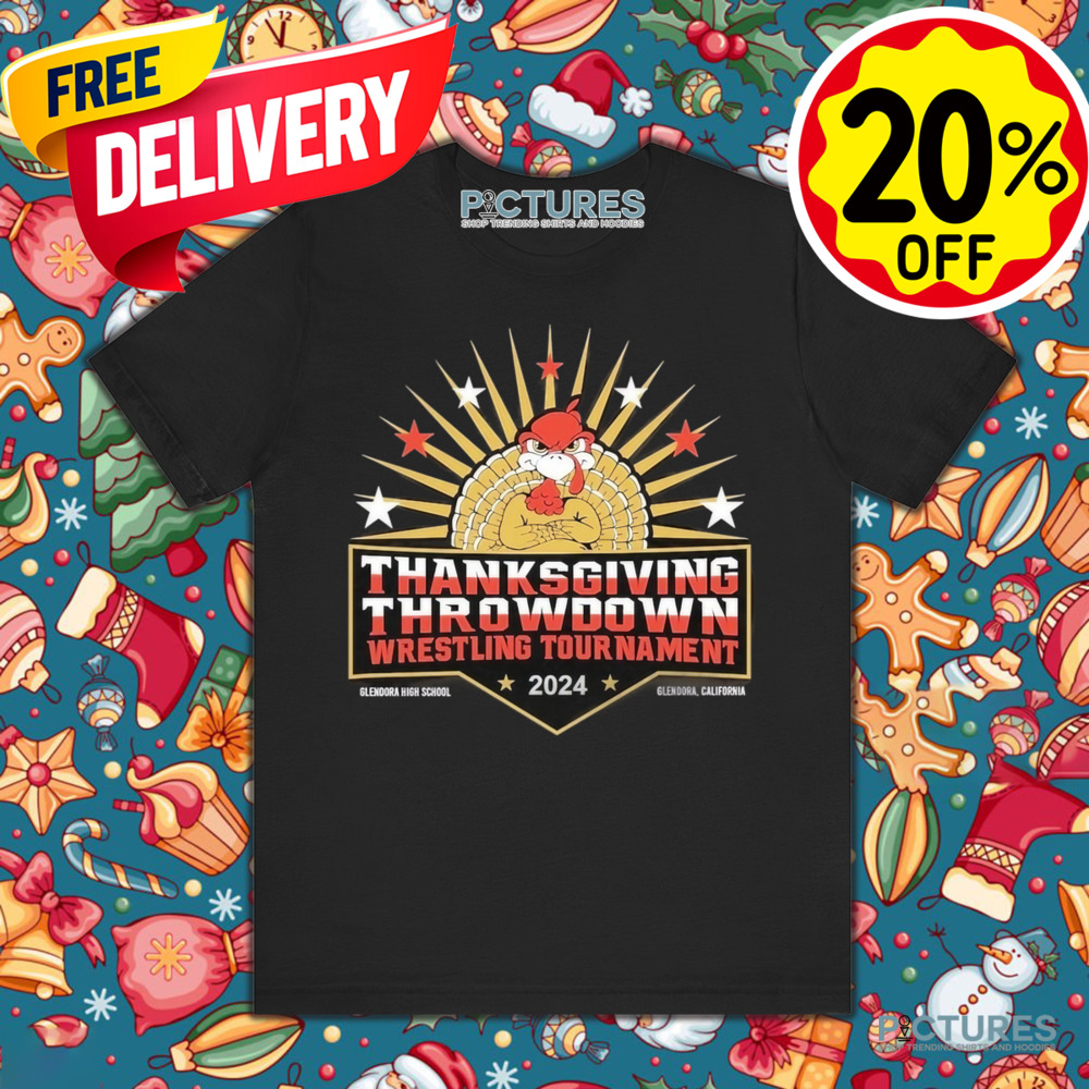 Thanksgiving Throwdown Wrestling Tournament 2024 Shirt