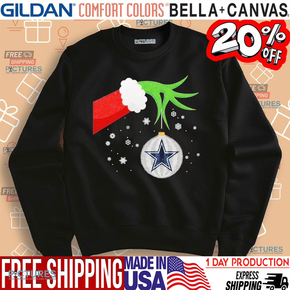 The Grinch Dallas Cowboys Ornament Christmas 2024 Shirt