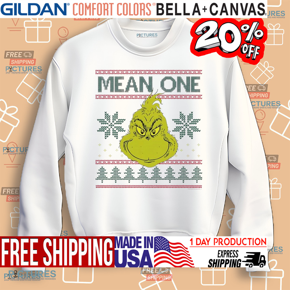 The Grinch mean one ugly Christmas shirt